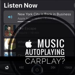 music playing automatically on carplay
