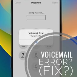 voicemail error try again later