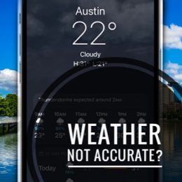 weather not accurate on iphone
