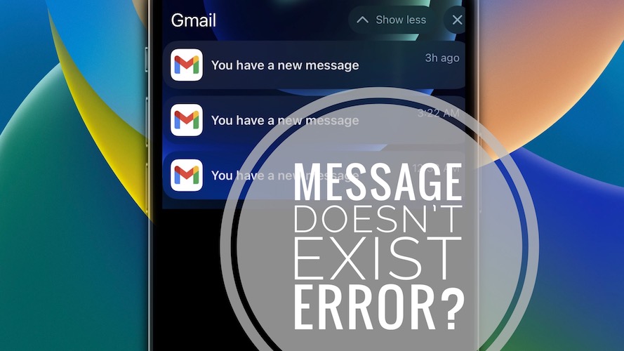 you have a new message gmail notification error