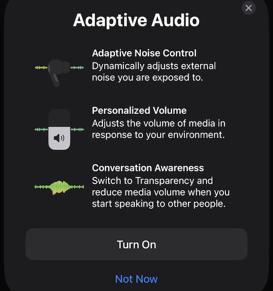 adaptive audio features airpods pro 2