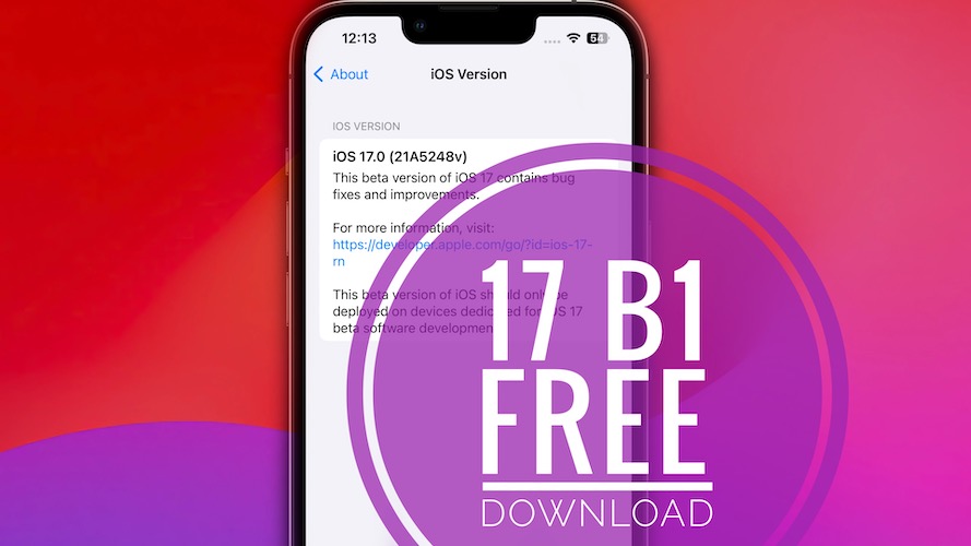iOS 17 beta free download