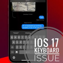 iOS 17 keyboard bug