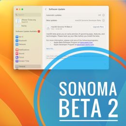 macOS Sonoma beta 2 update