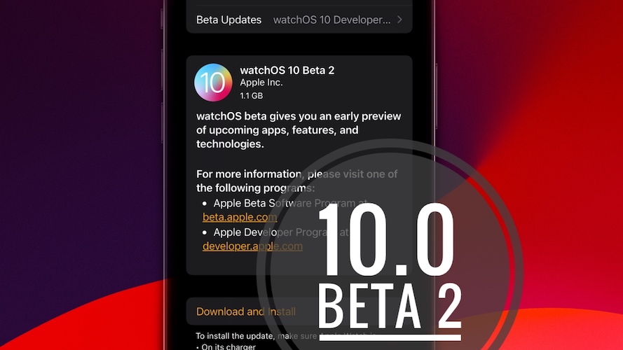 watchos 10 beta 2 update
