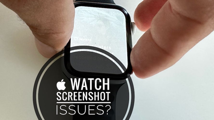 Apple Watch screenshot not working