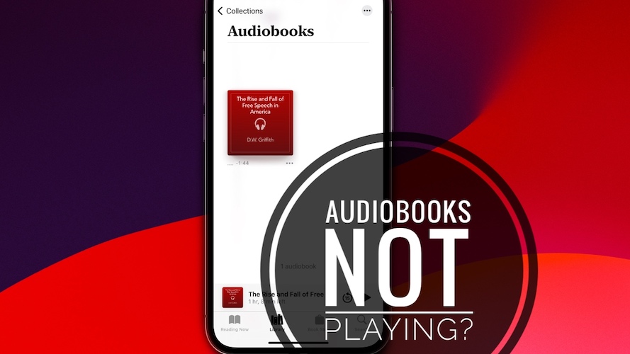 audiobooks not playing ios 17 issue