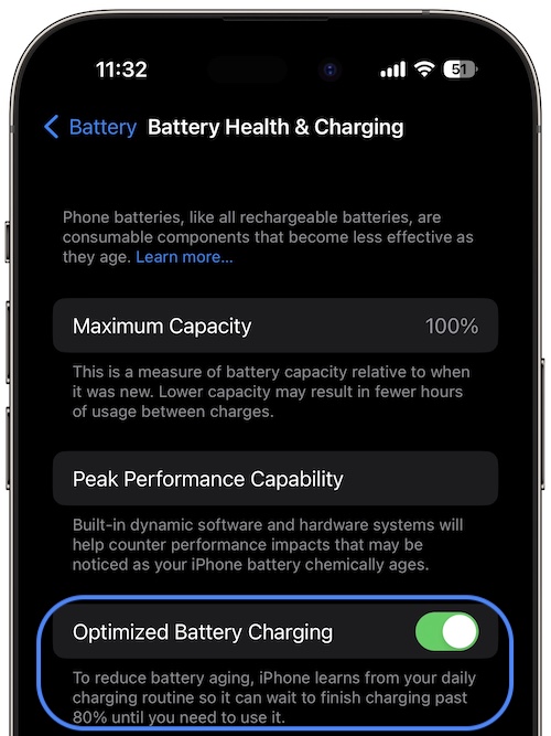 iOS 16.5.1 battery drain fix