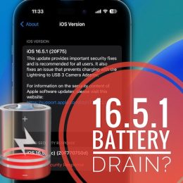iOS 16.5.1 battery drain issue