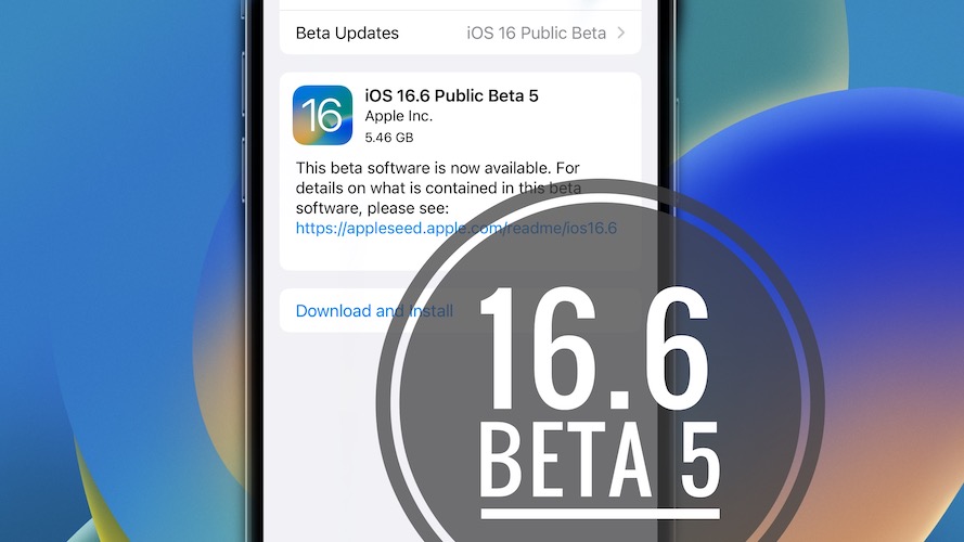 iOS 16.6 beta 5