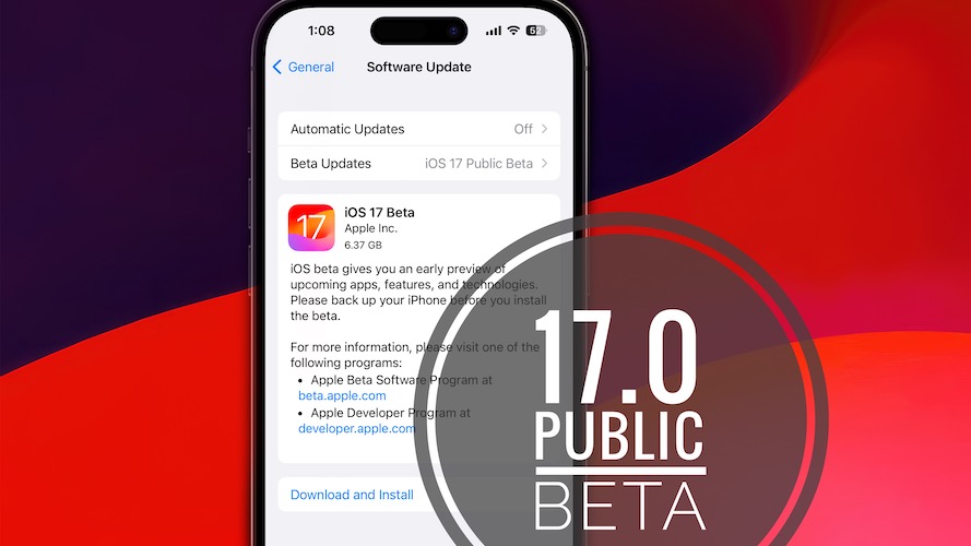 iOS 17 public beta