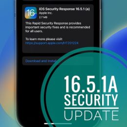 ios 16.5.1 a security response update