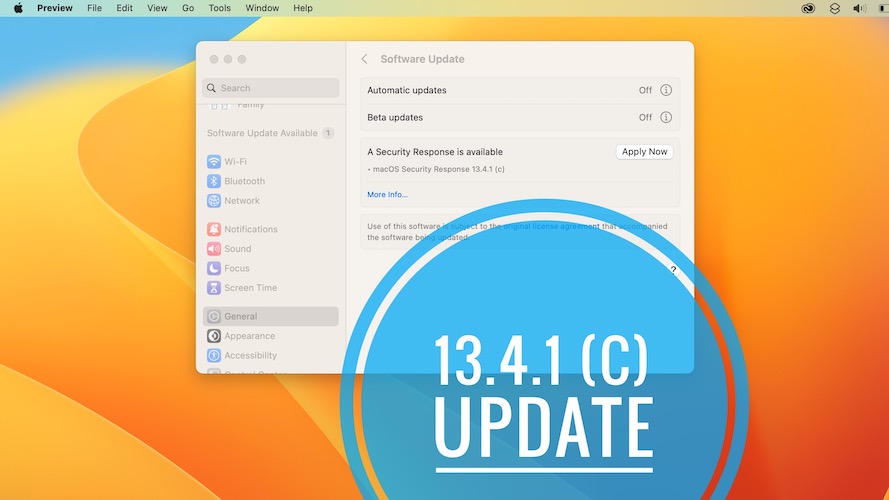 macos 13.4.1c update