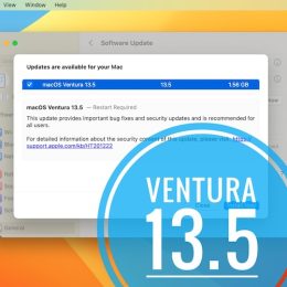macOS Ventura 13.5 update
