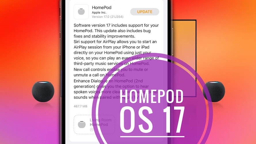 homepod 17 update