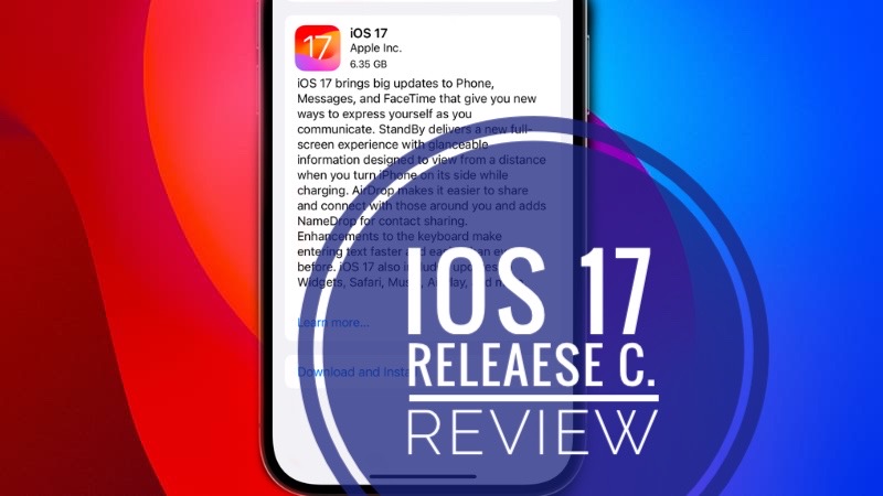iOS 17 rc update