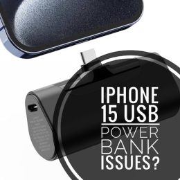 iPhone 15 USB-C power bank