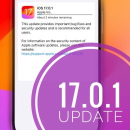ios 17.0.1 update