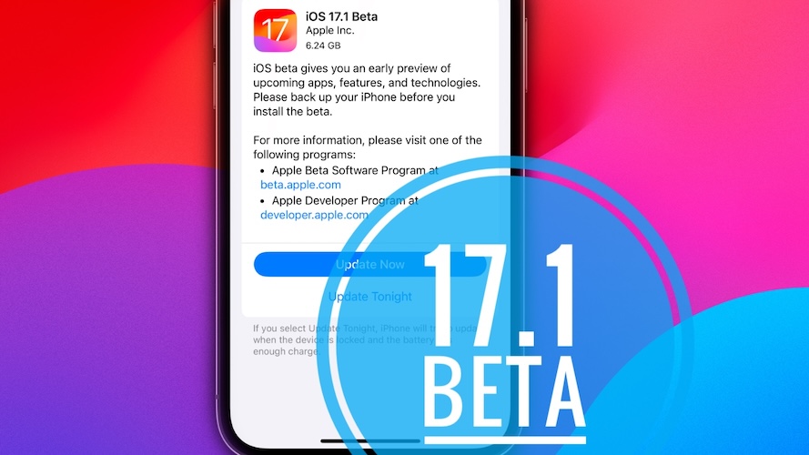 ios 17.1 beta update