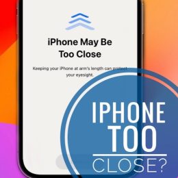 iphone may be too close warning