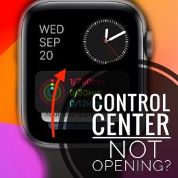 swipe up for control center not working watchos 10