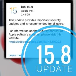 iOS 15.8 update