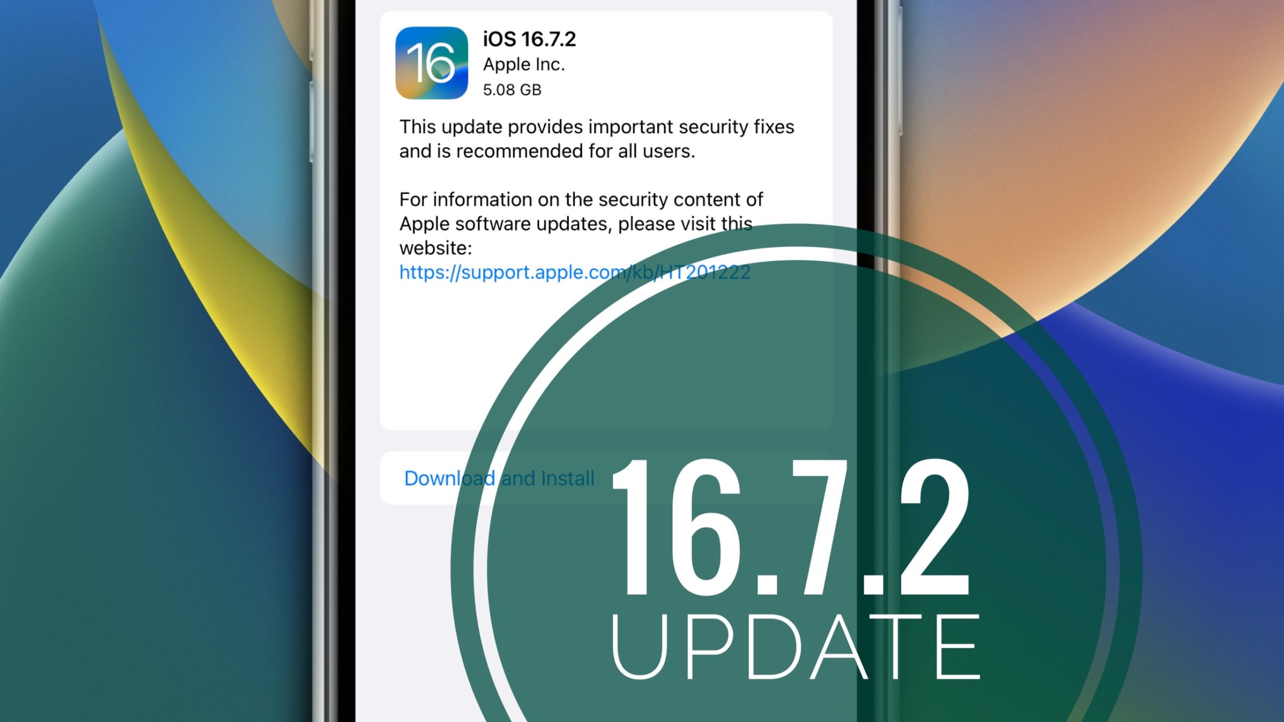 ios 16.7.2 update