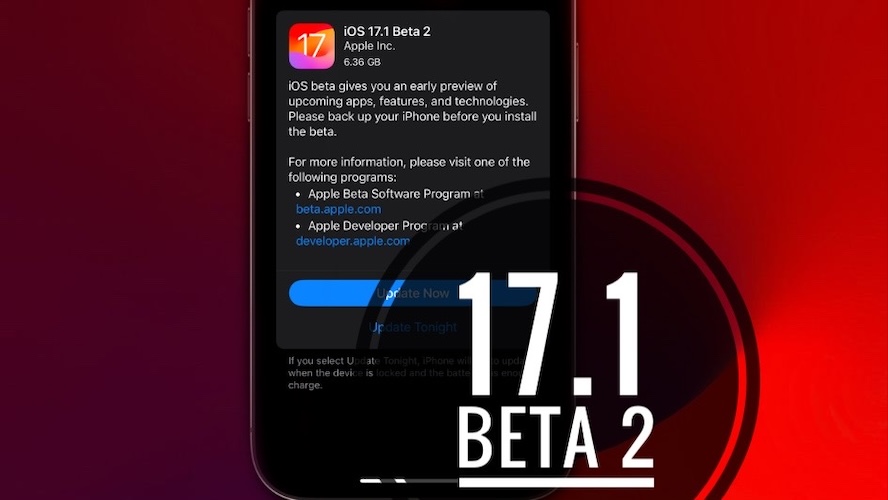 ios 17.1 beta 2
