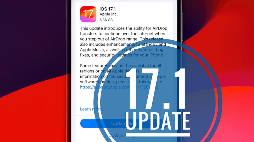 ios 17.1 update