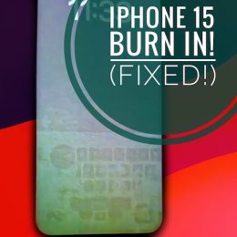 iphone 15 burn in display