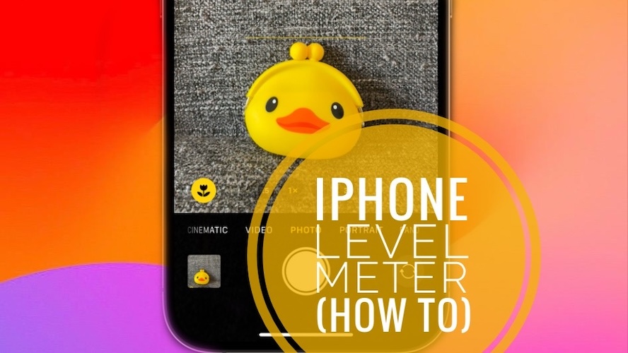 iphone camera level indicator ios 17