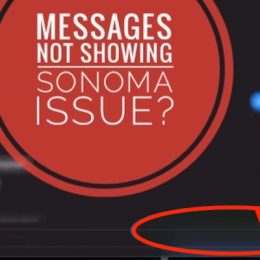 messages not showing up properly macos sonoma