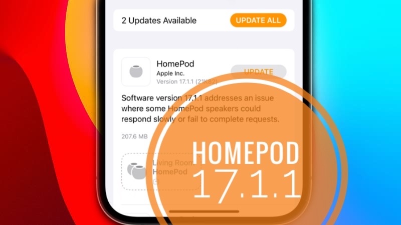 homepod 17.1.1 update